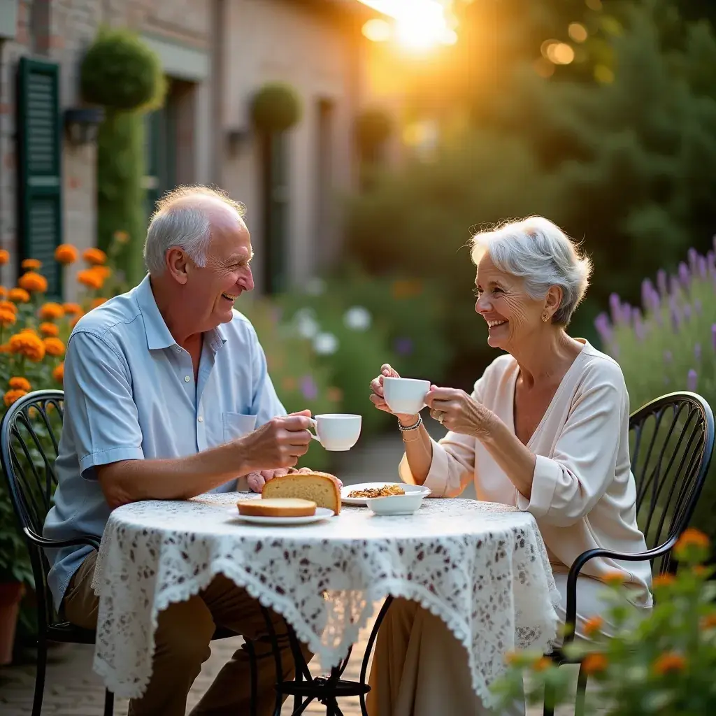 Assiette avec des biscuits sains accompagnant le thé pour le contrôle du sucre dans le sang.